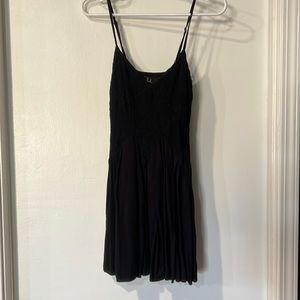 JACK Black Skater Dress w/ Lace Detail